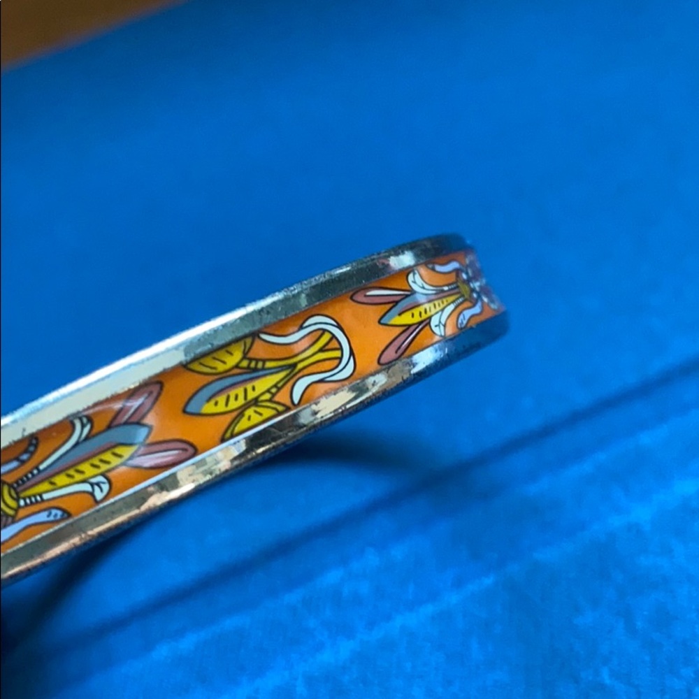 Hermès thin enamel bracelet - Picture 12 of 17